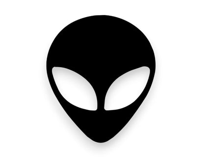 Alien Head Sticker - Decal - STICKERNERD.COM
