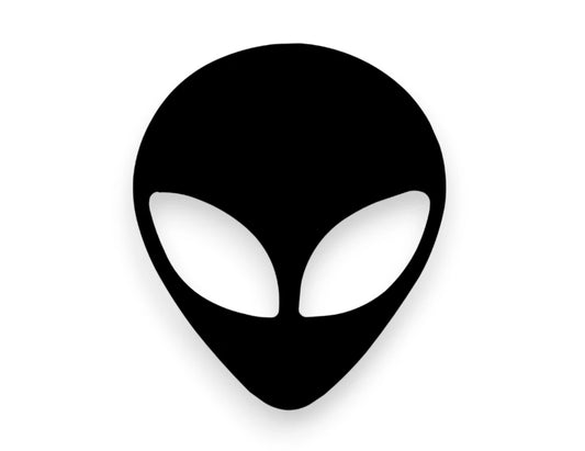 Alien Head Sticker - Decal - STICKERNERD.COM