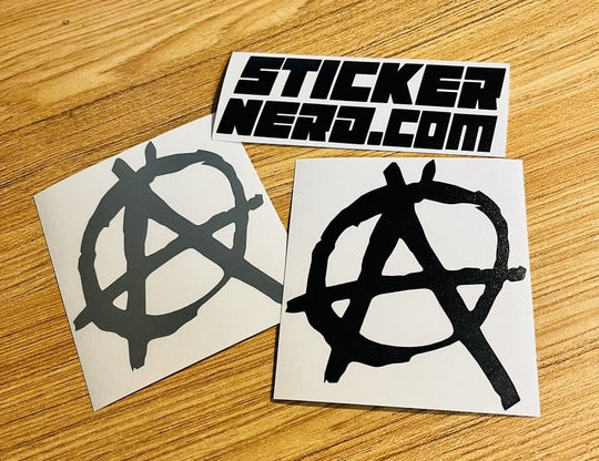 Anarchy Anarchist Sticker - STICKERNERD.COM