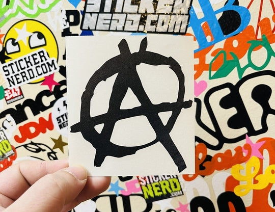 Anarchy Anarchist Decal - STICKERNERD.COM