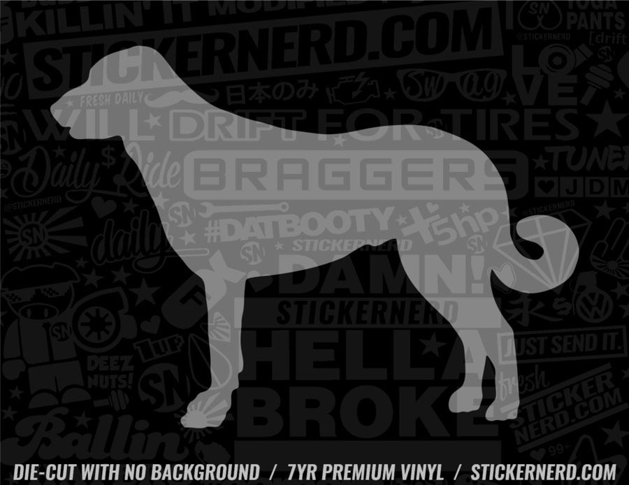 Anatolian Shepherd Dog Sticker - Window Decal - STICKERNERD.COM