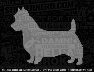 Australian Terrier Dog Sticker - Decal - STICKERNERD.COM