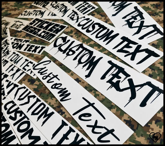 Auto Window Decals - Custom Vinyl Stickers And Decals