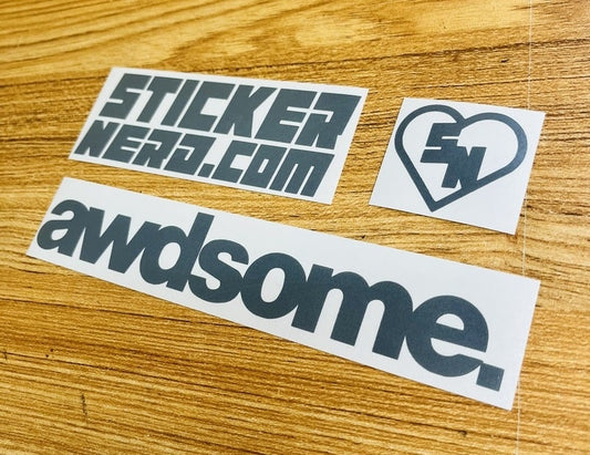 Awdsome Decal - STICKERNERD.COM - Sticker Nerd