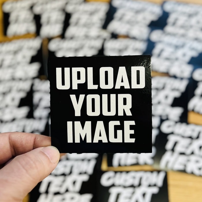 CUSTOM PRINTED SQUARE STICKERS