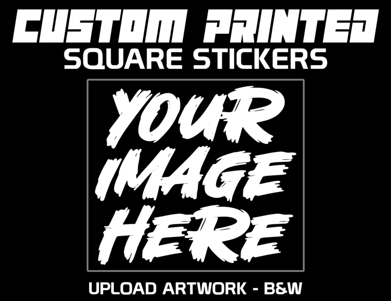 CUSTOM PRINTED SQUARE STICKERS