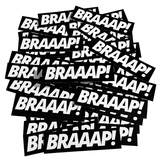 Braaap Sticker - Decal - STICKERNERD.COM