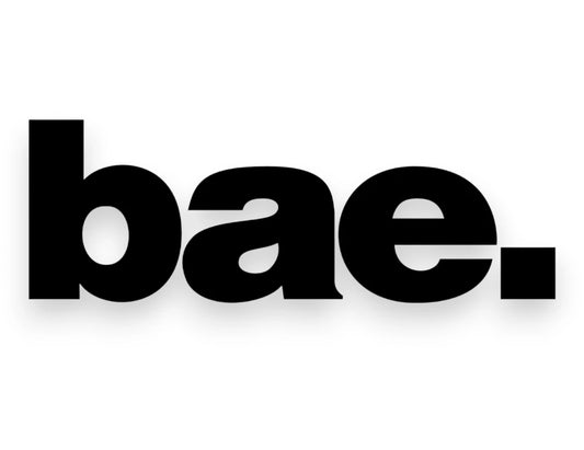 Bae Sticker - Funny Window Decal - STICKERNERD.COM