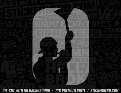 Beer Bong Sticker - Window Decal - STICKERNERD.COM