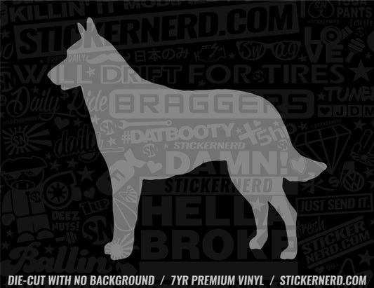 Belgian Malinois Dog Sticker - Decal - STICKERNERD.COM