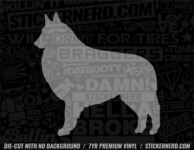 Belgian Tervuren Dog Sticker - Decal - STICKERNERD.COM