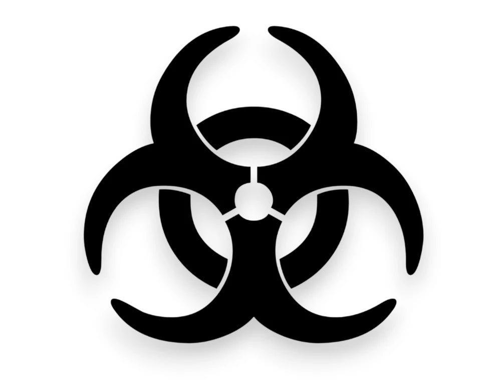 Biohazard Bio hazard Sticker - STICKERNERD.COM