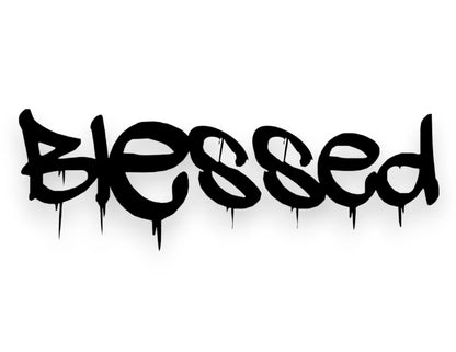 Blessed Sticker - Window Decal - STICKERNERD.COM