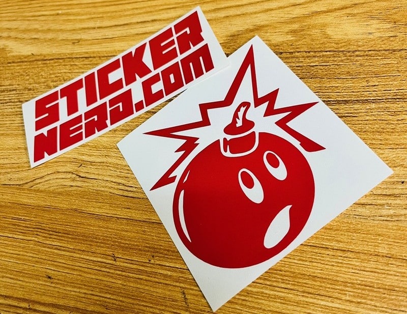 Bomb Pow Window Decal - STICKERNERD