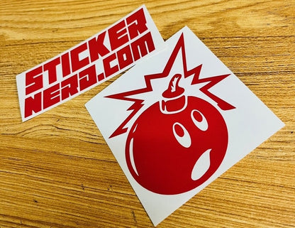 Bomb Pow Window Decal - STICKERNERD