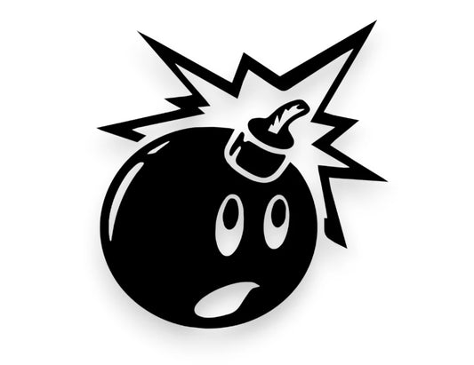 Video Game Bomb Pow Sticker - Decal