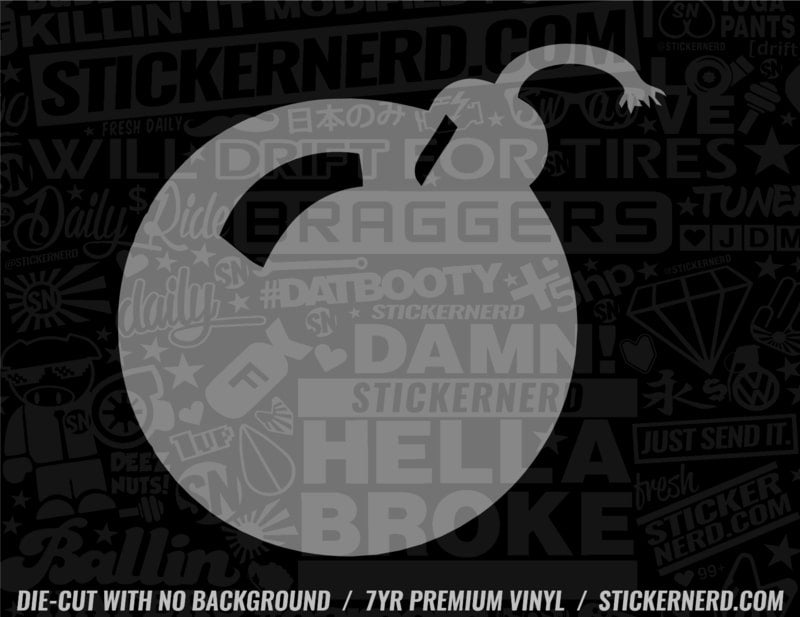 Bomb Sticker - JDM KDM Vinyl Car Decal | StickerNerd.com
