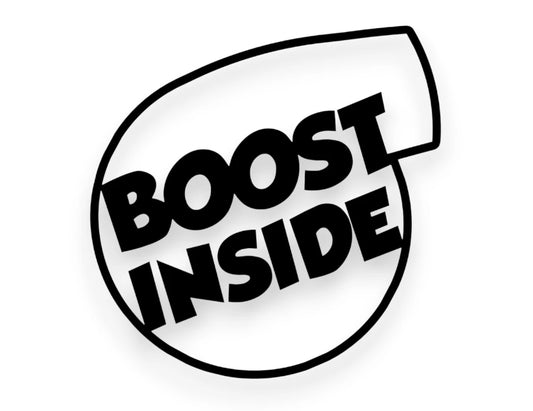 Boost Inside Sticker - Vinyl Car Decal