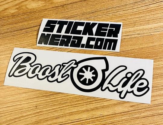 Boost Life Sticker - Decal - STICKERNERD.COM