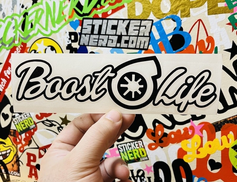 Boost Life Sticker - Supercharger Stickers - Tuner Boosted Decal ...