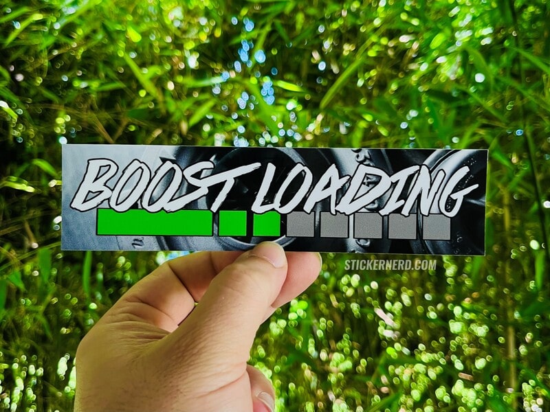 Boost Loading Printed Sticker - STICKERNERD.COM