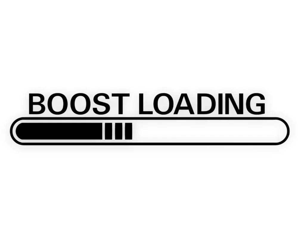Boost Loading Sticker - Decal - STICKERNERD.COM
