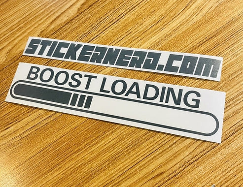 Rich Loading Sticker Boost Loading Sticker - Funny Turbo Stickers - Tuner Boosted Decal ...
