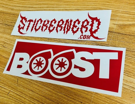 Boost Window Decal - STICKERNERD