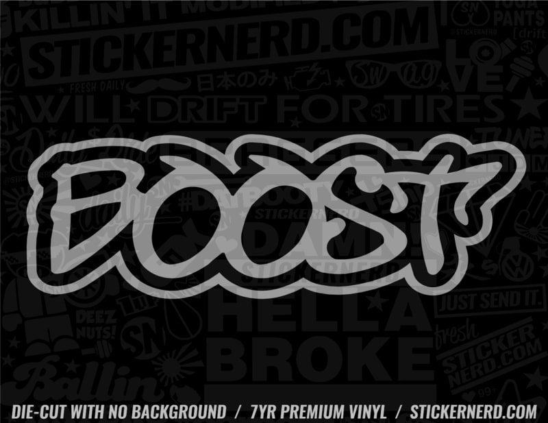 Boost Sticker - Decal - STICKERNERD.COM