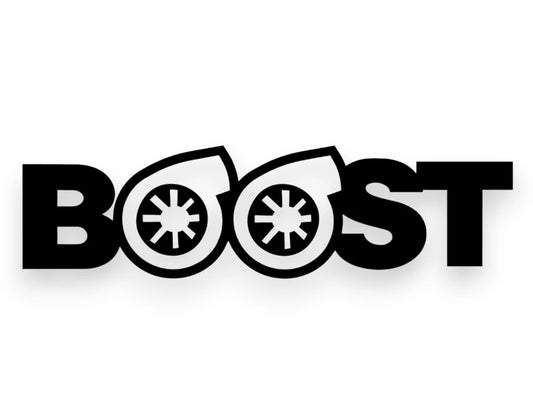 Boost Turbo Sticker - Window Decal - STICKERNERD.COM