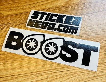 Boost Turbo Sticker - Window Decal - STICKERNERD.COM