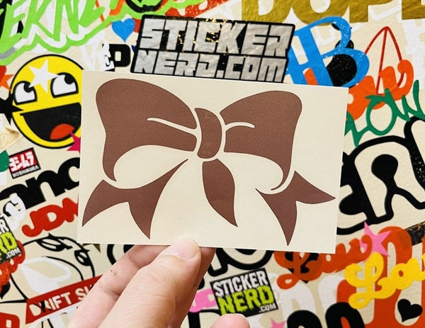Bow Sticker - Decal - STICKERNERD.COM