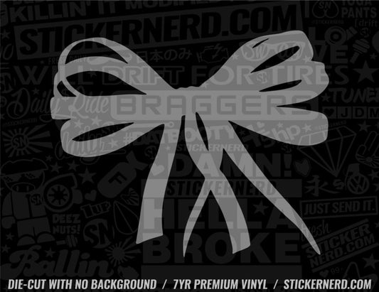 Bow Sticker - Window Decal - STICKERNERD.COM