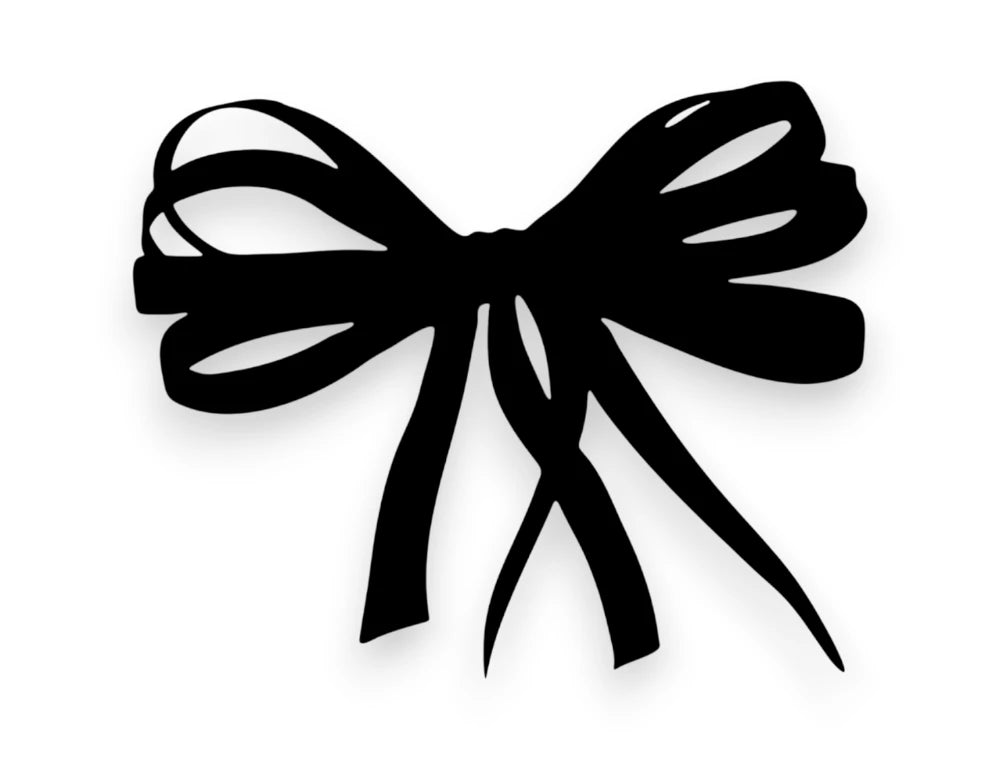 Bow Sticker - Window Decal - STICKERNERD.COM