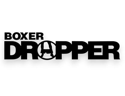 Boxer Dropper Sticker - Funny Decal 