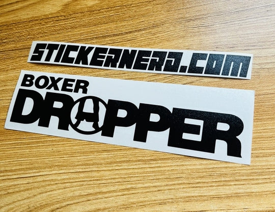 Boxer Dropper Sticker - STICKERNERD.COM