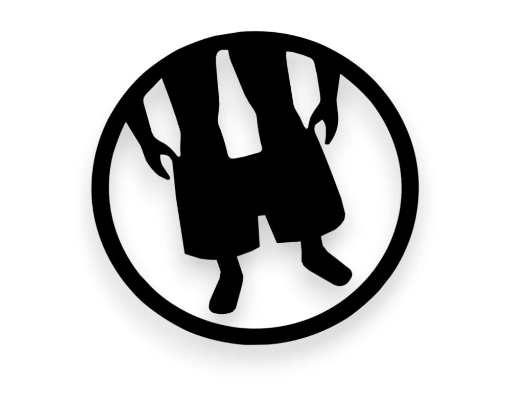 Boxer Dropper Sticker - Funny Window Decal - STICKERNERD.COM