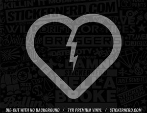 Broken Heart Sticker - STICKERNERD.COM