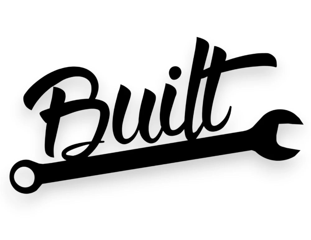 Built Wrench Sticker - Decal - STICKERNERD.COM