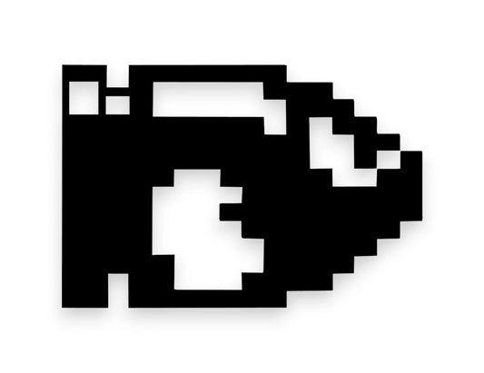 Bullet 8-Bit Sticker - Window Decal - STICKERNERD.COM