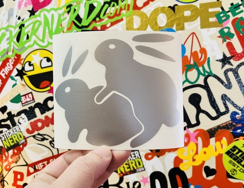 Bunny's Having Sex Decal - STICKERNERD.COM