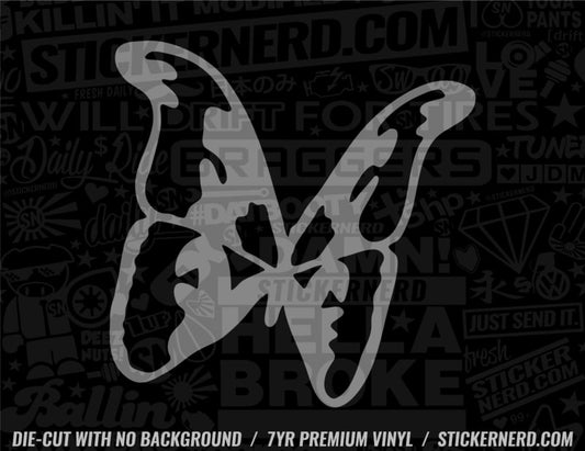 Butterfly Sticker - Window Decal - STICKERNERD.COM