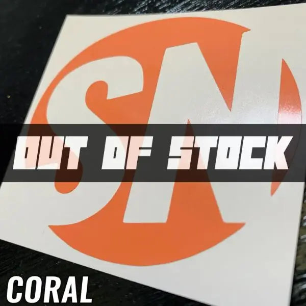 CORAL STICKERS - CAR DECALS - STICKERNERD