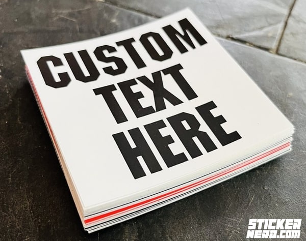 CUSTOM PRINTED STICKERS