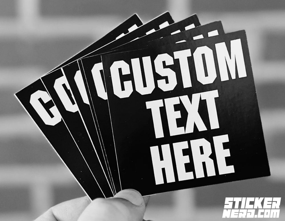 CUSTOM PRINTED STICKERS