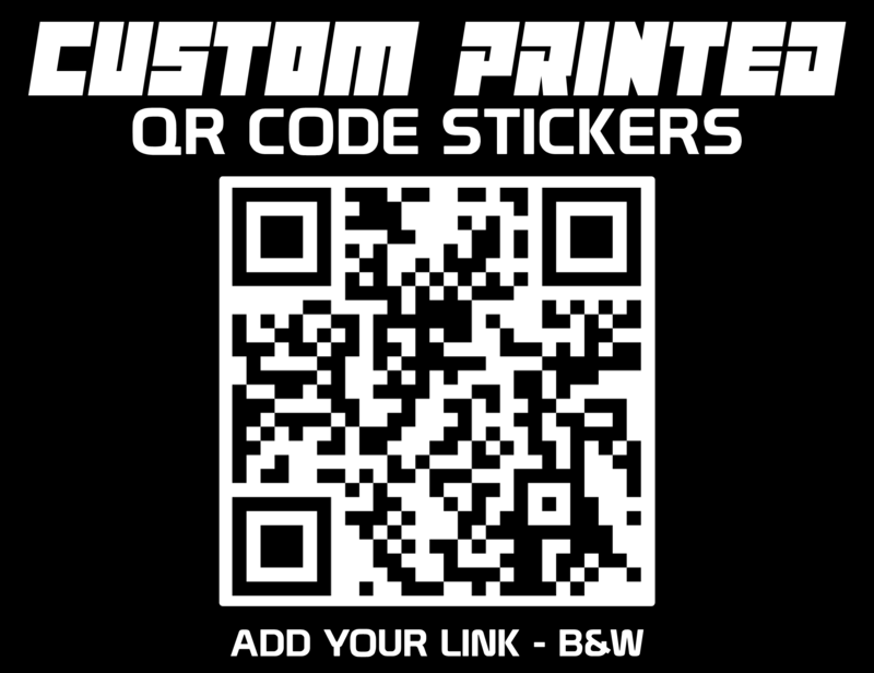 CUSTOM PRINTED QR CODE STICKERS