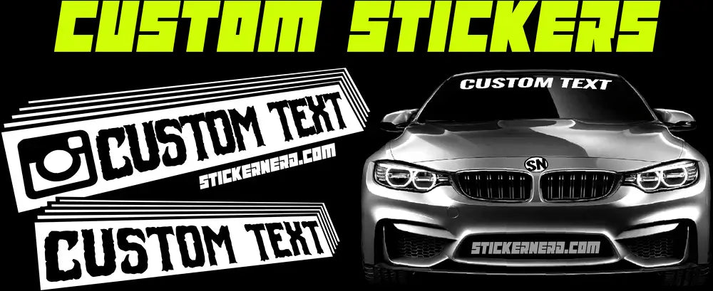 CUSTOM STICKERS AND DECALS - STICKERNERD