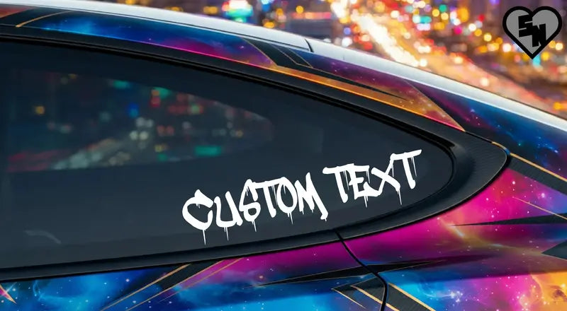 Personalized Hood Decals - Custom Truck Lettering - Custom Stickers ...