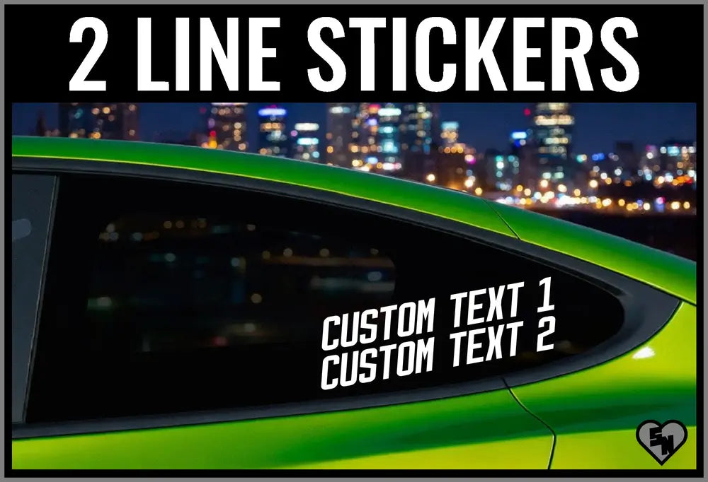 Best Car Line Sticker Custom Stickers & Personalized Decals - Vinyl For Cars And Trucks ...