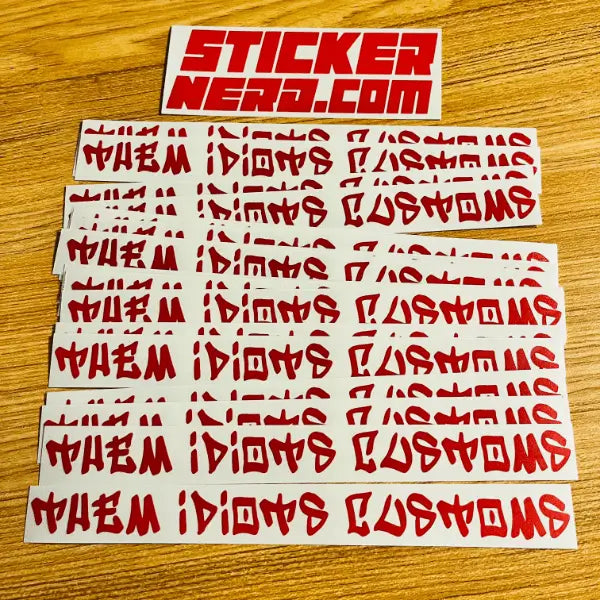 Customizable Stickers - Vinyl Window Lettering - Custom Decals ...